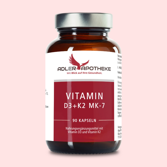 Adler Vitamin D3+K2+MK-7 | Immunsystem, Muskeln, Zähne